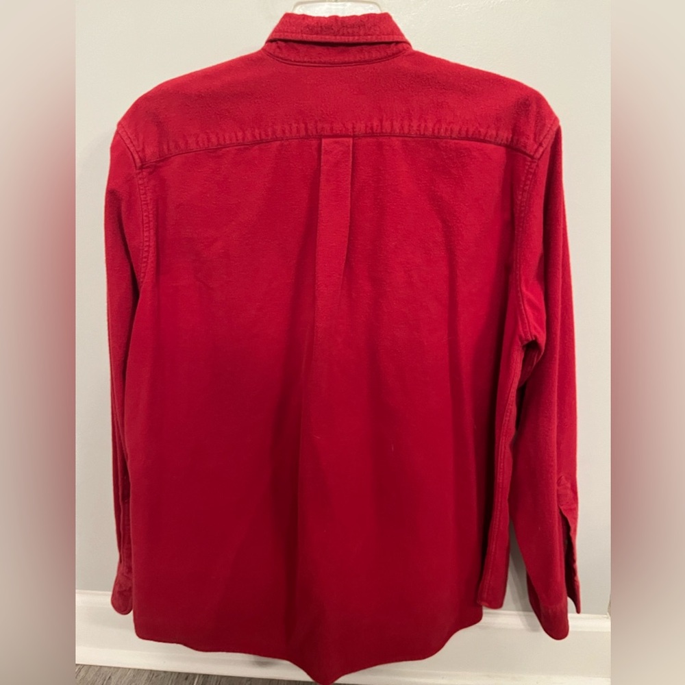 Land’s End long sleeve flannel shirt - Picture 2 of 5